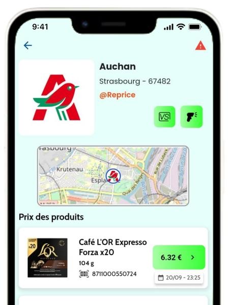 Retrouvez tous les prix des magasins directement sur la fiche magasin